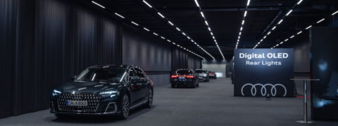 Audi, a la vanguardia de los sistemas de iluminación digitalizados